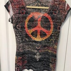 Peace sign t-shirt